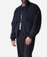 Kith x Giorgio Armani New York Knicks 2026 NBA Playoffs Blue Bomber Jacket 