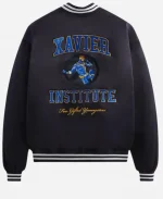 Kith x Marvel X-Men Cyclops Black Satin Bomber Jacket