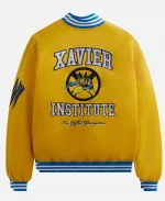 Kith x Marvel X Men Wolverine Yellow Satin Bomber Jacket