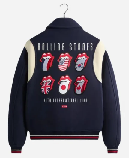 Kith x The Rolling Stones Wool Varsity Jacket
