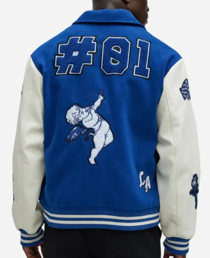 Koyin x Fashion Nova LA Patchwork Varsity Jacket