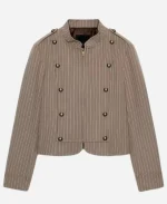 Kristina Corinthos-Davis General Hospital 2026 Brown Striped Jacket