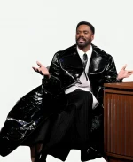 Late Night with Seth Meyers S13 Colman Domingo Leather Coat