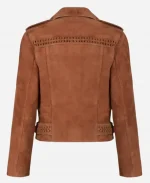 LeAnn Rimes 9-1-1 Nashville 2025 Brown Suede Leather Jacket