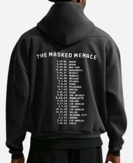 LeBron James Masked Menace Black Pullover Hoodie