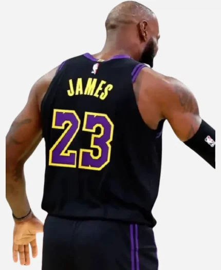 LeBron James Utah Jazz vs Los Angeles Lakers 2026 Black Jersey 