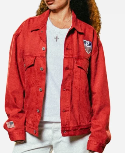 Levi’s United States Red Denim Jacket