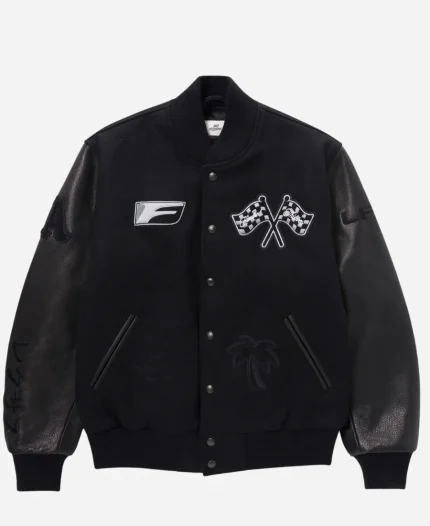 Lexus LFA x 100 Thieves Black Varsity Jacket