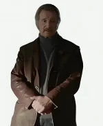 Liam Neeson Absolution 2024 Brown Leather Jacket