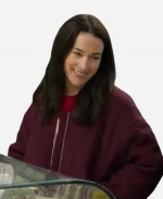 Lisa Babies S01 Burgundy Quilted Bomber Jacket