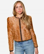 Los Angeles 2026 Tate Mcrae Brown Jacket