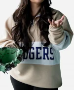 Los Angeles Dodgers 2026 Night Quarter Zip Beige Sweatshirt For Sale
