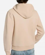 Louise Vuitton Signature Beige Zipper Hoodie