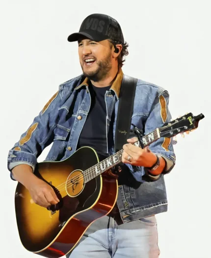 Luke Bryan 2026 Live Between The Hedges Concert Denim Jacket