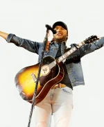 Luke Bryan Live Between The Hedges Concert 2026 Blue Denim Jacket