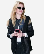 MFW 2026 Sarah Pidgeon Leather Jacket
