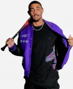 MLB Seattle Mariners 2026 Julio Rodríguez Adidas x Huckmade 1 of 1 Varsity Jacket