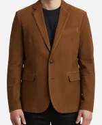 MacKenzie Porter 9-1-1 Nashville 2025 Brown Suede Leather Blazer