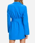 Mackenzie Booth Home and Away Blue Cotton Coat