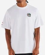 Malbon x F1 Bermuda Pit Sketch T-Shirt In White