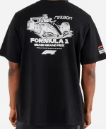 Malbon x Formula 1 2026 Miami Grand Prix Black Bermuda Pit Sketch T-Shirt