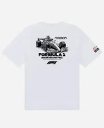 Malbon x Formula 1 Miami Grand Prix 2026 White Bermuda Pit Sketch T-Shirt