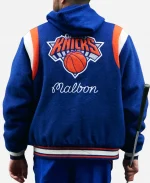 Malbon x Knicks The Garden Varsity Jacket