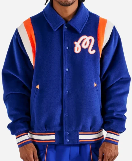 Malbon x NY Knicks The Garden Varsity Jacket