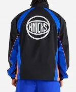 Malbon x New York Knicks 2026 Baseline Black Quarter-Zip Jacket