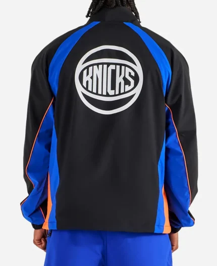 Malbon x New York Knicks 2026 Baseline Black Quarter-Zip Jacket