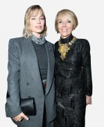 Margot Robbie RH Millan Giorgio Armani FW26 Oversized Grey Wool Blazer
