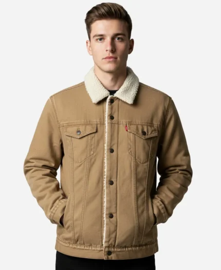 Marshals S01 Larry Bagby Shearling Jacket