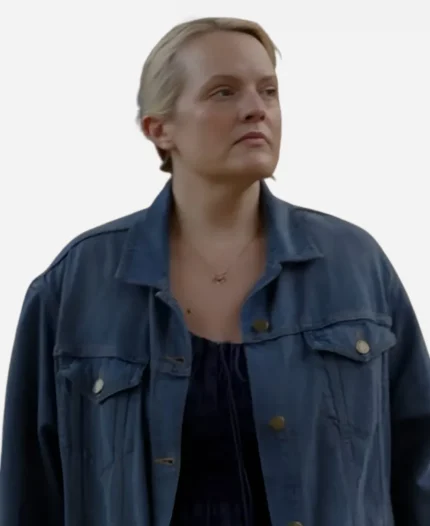 Mary TV Series Imperfect Women 2026 Elisabeth Moss Denim Jacket