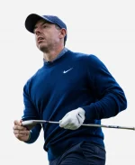 Masters 2026 Golf Rory McIlroy Blue Crewneck Sweatshirt