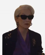 Meryl Streep 2026 The Devil Wears Prada 2 Movie Miranda Priestly Embroidered Long Coat