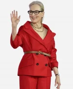 Meryl Streep The Devil Wears Prada 2 Press Conference Red Blazer