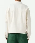 Mexico Football Type Iii White Denim Jacket