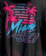 Miami Skyline 2026 Black Hoodie