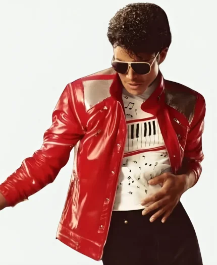 Michael 2026 Jaafar Jackson Beat It Leather Jacket