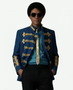 Michael 2026 Jaafar Jackson Blue Jacket