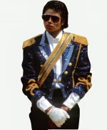 Michael 2026 Jaafar Jackson Blue Sequin Jacket