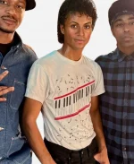 Michael 2026 Jaafar Jackson Piano White Shirt