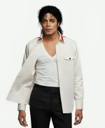 Michael 2026 Michael Jackson White Cotton Jacket