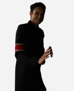 Michael 2026 Premiere Jaafar Jackson Black Trench Coat