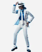 Michael 2026 Premiere Michael Jackson Thriller White Pinstripe Suit