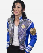 Michael Jackson Blood On the Dance Floor Blue Jacket