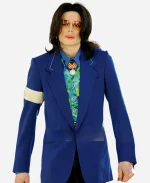 Michael Jackson Courtside Blue Blazer