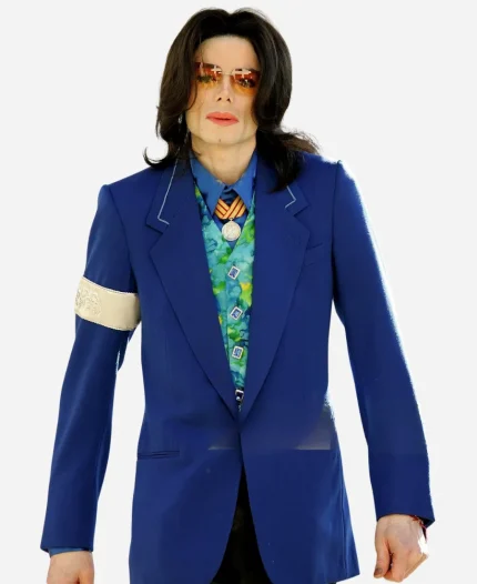 Michael Jackson Courtside Blue Blazer