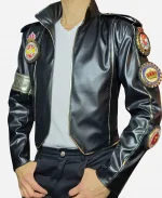 Michael Jackson Elizabeth Taylor Tribute Jacket In Black