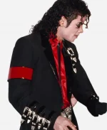 Michael Jackson Informal Slang Bad Buckle Black Blazer